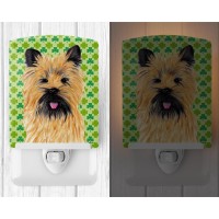 Carolines Treasures Sc9295Cnl Cairn Terrier St Patricks Day Shamrock Portrait Ceramic Night Light Compact Ulcertified Idea