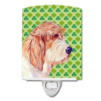 Carolines Treasures Lh9217Cnl Petit Basset Griffon Vendeen St Patricks Day Shamrock Ceramic Night Light Compact Ulcertified