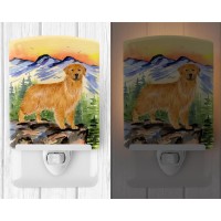 Carolines Treasures Ss8163Cnl Golden Retriever Ceramic Night Light Compact Ulcertified Ideal For Bedroom Bathroom Nursery