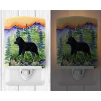 Carolines Treasures Ss8231Cnl Schipperke Ceramic Night Light Compact Ulcertified Ideal For Bedroom Bathroom Nursery Hallw