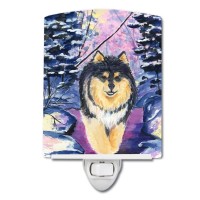 Carolines Treasures Finnish Lapphund Ceramic Night Light 6X4X3 Multicolor