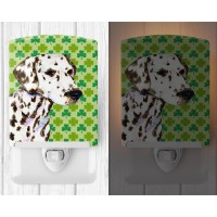 Carolines Treasures Ss4400Cnl Dalmatian St Patricks Day Shamrock Portrait Ceramic Night Light Compact Ulcertified Ideal Fo