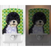 Carolines Treasures Ss4421Cnl Portuguese Water Dog St Patricks Day Shamrock Ceramic Night Light Compact Ulcertified Ideal