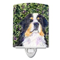 Carolines Treasures Ss8830Cnl Bernese Mountain Dog Ceramic Night Light Compact Ulcertified Ideal For Bedroom Bathroom Nurs