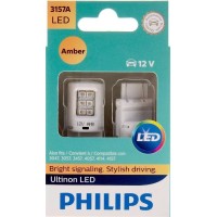 Philips Ultinon LED exterior signaling lights let you add performance and style to your ride Upgrade your exterior lighting with a more intense red for stop lights a more vibrant amber for turn signals and brighter white light for backup and position ligh