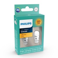 Philips Automotive Lighting 194 Ultinon Led Bulb (Amber), 2 Pack (194Aled)