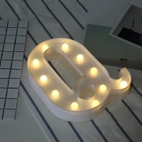 Smytshop Light Up Letters Warm White Led Letter Light Up Alphabet Letter Lights For Festival Decorative Letter Party Wedding Q