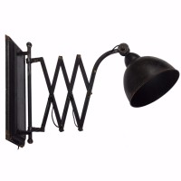 Showcasing a beautifully distressed look this Arris Extension Wall Lamp will bring an antique look to your home dcor This extended function of the lamp is a practical innovation for shifting its position to wherever needed