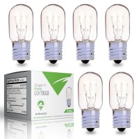 Bulbmaster 15 Watts T7 Replacement Light Bulb For Lava Lamp 15T7 Incandescent For 10 Inch Lava Lamps And Exit Lamps And Sewing Machine Light Bulbs Fits E17 Socket 130 Volts Pack Of 6