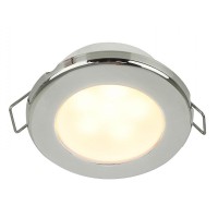 EuroLED 75 3 Round Spring Mount Down Light Warm White LED Stainless Steel Rim 24VStylish reliable and energy efficient these lamps will provide excellent illumination to enhance interior and exterior spacesThe EuroLED 75 uses a highly efficient optical sy