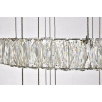 Monroe Integrated Led Chip Light Chrome Chandelier Clear Royal Cut Crystal