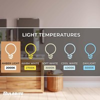 Bulbrite Pack Of (2) 5 Watt Dimmable Antique Filament T9 Long Medium (E26) Led Bulb - 350 Lumens, 2100K, And 90 Cri