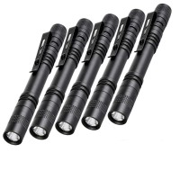 Tileon Pen Flashlight,5Pcs Led Pen Light Flashlights With Clip,500 Lumen Mini Pocket Medical Penlight Inspection Flashlight