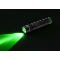 Maglite, Xl50 Spectrum Series Flashlight, Aaa, Black Body, Green Led Light