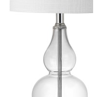 Jonathan Y Jyl1028E Anya 205 Mini Glass Led Table Lamp Transitional Glam Midcentury Modern Elegant Office Living Room