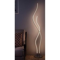 Jonathan Y Jyl7008A Cairo 6375 Led Integrated Floor Lamp, Modern, Contemporary, Office, Living Room, Family Room, Dining Room, Bedroom, Guest Room, Hallway, Foyer, Chrome