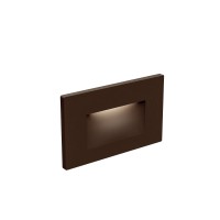 Dals 4.75 Inch Recessed Horizontal Step Light | 3000K Warm White | 3W, 100 Lumens | Dimmable Stair Light | Wet Rated | Etl Certified | 5-Year Warranty