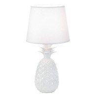 Pineapple Topped Table Lamps White