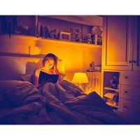 Nite Switch Bulb. Blue Enriched Light And Blue Depleted Light. Led Nighttime Amber No Blue Light/White Daytime Light. Supports Natural Sleep Patterns, With Optimized Circadian Lighting