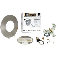 The Can Converter R56 Flat Recessed Can Light Conversion Kit, Steel, Decorative Medallion, Works For 5