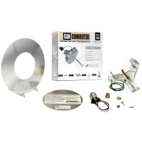 The Can Converter R56 Flat Recessed Can Light Conversion Kit, Steel, Decorative Medallion, Works For 5