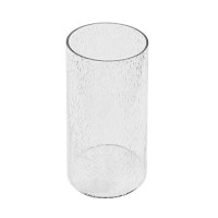 Eumyviv Cylinder Clear Bubble Glass Lamp Shade (Bubble Cylinder With Open Both Ends)