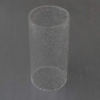 Eumyviv Cylinder Clear Bubble Glass Lamp Shade (Bubble Cylinder With Open Both Ends)