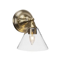 Wall Sconce Shown In New Age Brass Finish With 7