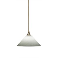 Stem Mini Pendant With Hang Straight Swivel Shown In New Age Brass Finish With 12 White Muslin Glass