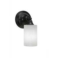 Wall Sconce Shown In Espresso Finish With 4 White Bubble Glass