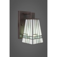 Apollo Wall Sconce Shown In Dark Granite Finish With 5