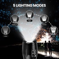 Binwo 3000 Lumens Small Led Flashlights 4Pack - 5 Modes, Super Durable Chip, Water-Resistant Zoomable Flashlight For Home, Walking, Camping, Emergencies, Outdoor