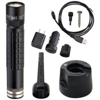 Maglite Magtac 533 Lumens Black Led Rechargeable Flashlight Lifepo4 Battery