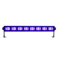 Boryli 9 X 3 W Led Uv Black Light Party Disco Light Effect Dj Bar Stage Lighting Metal Housing Black