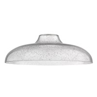 Clear Seeded Glass Shade 14-Inch Wide 1.63-Fitter