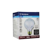 Westinghouse 05017 40 Watt Eco-Halogen G25 Cut Glass Light Bulb (6 Pack)