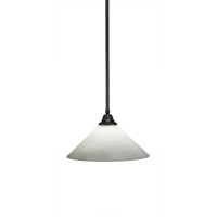 Stem Pendant With Hang Straight Swivel Shown In Espresso Finish With 16 White Muslin Glass