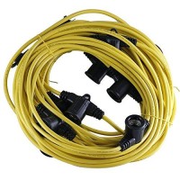 Construction String Lights 100Ft Male Female End