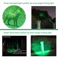 Wayllshine Single Mode Green Led Flashlight Hunting Light Mini Green Light Flashlight 1 Mode Green Flashlight Green Flashligh