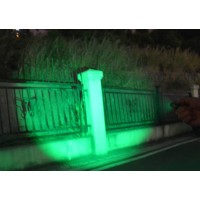 Wayllshine Single Mode Green Led Flashlight Hunting Light Mini Green Light Flashlight 1 Mode Green Flashlight Green Flashligh