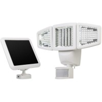 Sunforce 100 Led Twin Head Solar Motion Light With Corner Mounting Feature