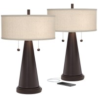 Franklin Iron Works Craig Rustic Farmhouse Accent Table Lamps 23