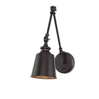 Trade Winds Lighting Tw90033Orb 1-Light Swing Arm Lamp (2-Pack) In Oil Rubbed Bronze