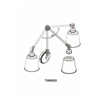 Trade Winds Lighting Tw90033Orb 1-Light Swing Arm Lamp (2-Pack) In Oil Rubbed Bronze