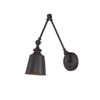 Trade Winds Lighting Tw90033Orb 1-Light Swing Arm Lamp (2-Pack) In Oil Rubbed Bronze