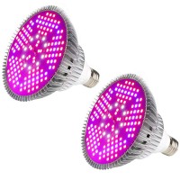 Pack Of 2 100W Led Plant Grow Light Bulb Full Spectrum 150 Leds Indoor Plants Growing Light Bulb Lamp For Vegetables Greenhou