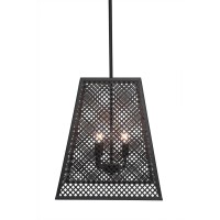 Corbello 4 Light Pendant Shown In Espresso Finish With 13.75 Espresso Metal Shades