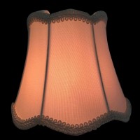 Royal Designs, Inc. Clip On Scalloped Bell Chandelier Lamp Shade Flame Clip Fitter, Cso-1027-5Wh-6, 3 X 5 X 4.5, White, 6 Pack