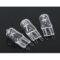 G9 60W Halogen Bulbs T4 G9 Halogen Bulbs G9 Base Bi-Pin Halogen Bulb T4 Jcd 120V G9 60 Watt Halogen Light Bulb,Clear,Warm White 2700K,Pack Of 10