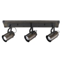 Globe Electric 59316 Kit Track Lighting, 1 Count (Pack Of 1), Dark Wood, Bulb Not Included